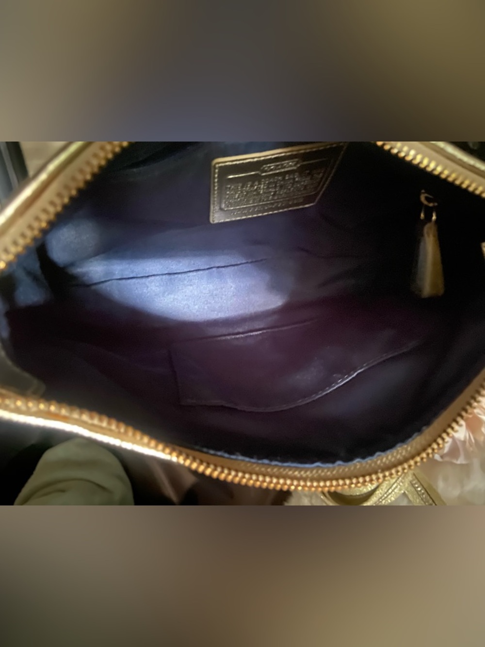 COACH Poppy New York Script Lurex Convertable Bag. Limited Edition ⚜️ VTG Y2K - Picture 10 of 11